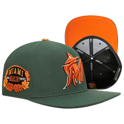 Men's - Pro Standard Marlins Spice Snapback Cap - Olive