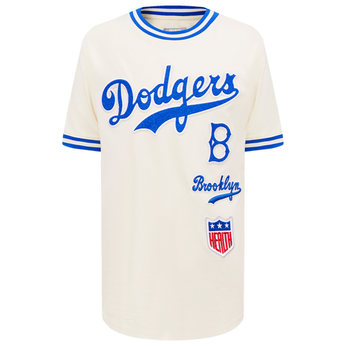 Pro Standard Boys  Brooklyn Dodgers Retro Classic Ss Striped Tee In Blue