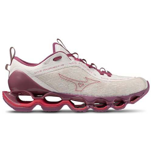 

Mizuno Womens Mizuno Wave Prophecy 13 - Womens Running Shoes White Sand/Azalea Size 8.5