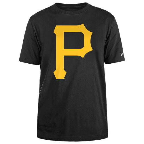 New Era Mens Pittsburgh Pirates Pirates Primary Logo T-Shirt - - White / Black