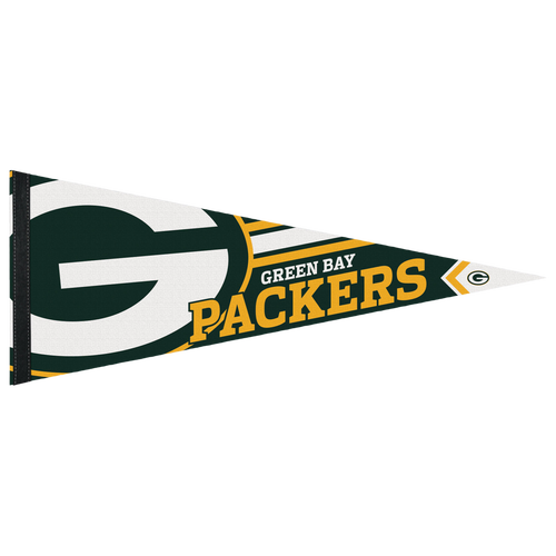 Womens Green Bay Packers WinCraft Green Bay Packers 12x30 Premium Pennant - Adult - Green / White / Gold