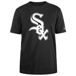 Men's - New Era White Sox Primary Logo T-Shirt - Black/White