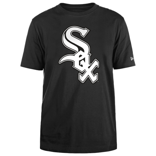 New Era Mens Chicago White Sox White Sox Primary Logo T-Shirt - - Black / White
