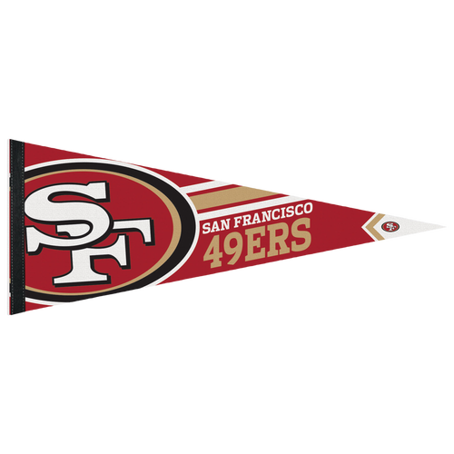 Womens San Francisco 49ers WinCraft San Francisco 49ers 12x30 Premium Pennant - Adult - Scarlet Red / White / Gold