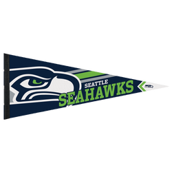 Adult - WinCraft Seattle Seahawks 12x30 Premium Pennant - Action Green/Gray/College Navy