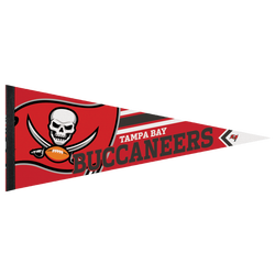 Adult - WinCraft Tampa Bay Buccaneers 12x30 Premium Pennant - Buccaneer Red/Pewter/Black