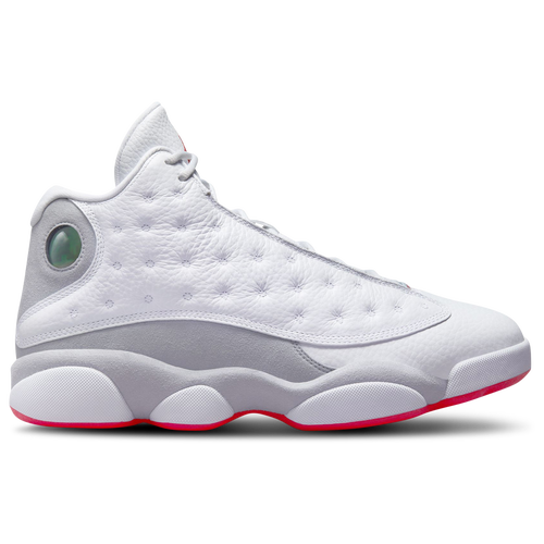 

Jordan Mens Jordan Retro 13 - Mens Basketball Shoes White/Red/Grey Size 7.0