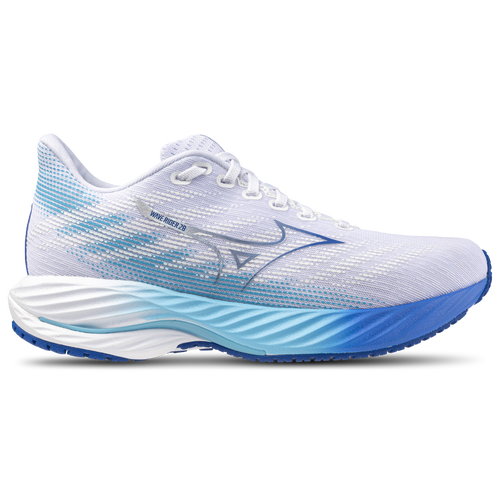 

Mizuno Womens Mizuno Wave Rider 28 - Womens Shoes White/Mugen Blue Size 07.5