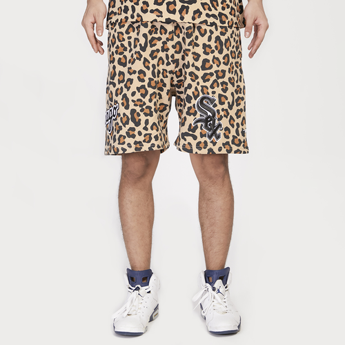 Pro Standard Mens Chicago White Sox  White Sox Animal Aop Shorts In Leopard/leopard