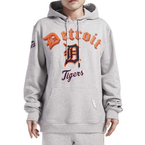  - Pro Standard TIGERS OLD ENGLISH FLC PO HOODIE - Heather Grey