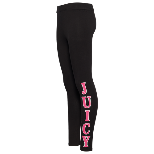 Juicy Logo Leggings - Black / Pink