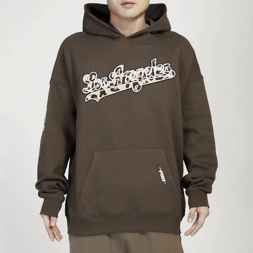 Men's Los Angeles Dodgers Pro Standard Black Championship Pullover Hoodie