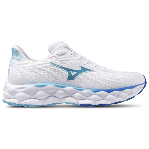 

Mizuno Womens Mizuno Wave Sky 8 - Womens Running Shoes White/Moroccan Blue Size 7.5