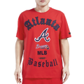 Pro Standard BRAVES OLD ENGLISH SJ TEE - Pro Standard Red