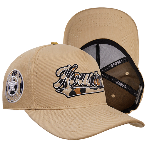 

Pro Standard Mens Houston Astros Pro Standard Astros Animal A-Frame Adjustable Cap - Mens Khaki Size One Size