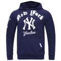 Pro Standard YANKEES OLD ENGLISH FLC PO HOODIE - Pro Standard Midnight Navy