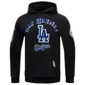 Pro Standard DODGERS OLD ENGLISH FLC PO HOODIE - Pro Standard Black