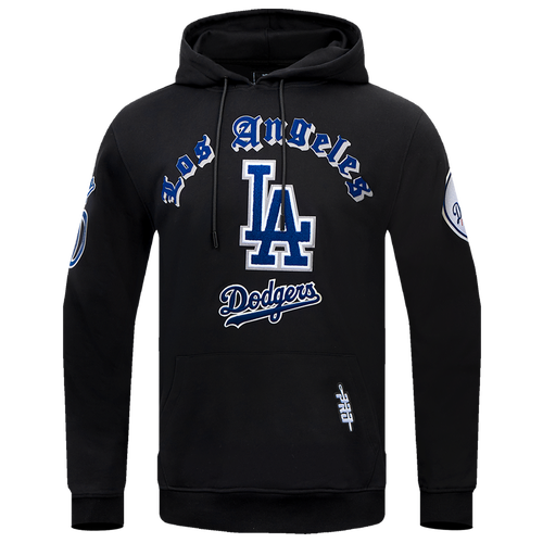  - Pro Standard DODGERS OLD ENGLISH FLC PO HOODIE - Black