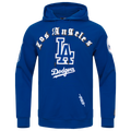 Pro Standard DODGERS OLD ENGLISH FLC PO HOODIE - Pro Standard Dodger Blue