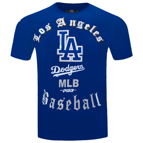 MENS - Pro Standard DODGERS OLD ENGLISH SJ TEE - Dodger Blue