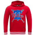 Pro Standard PHILLIES MASH UP M RIB FLC PO HOODIE - Pro Standard Red