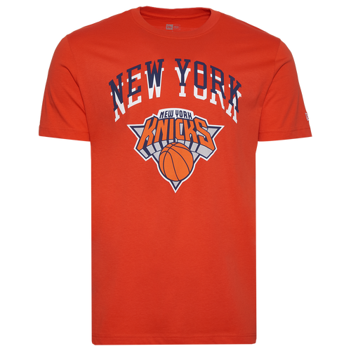 New Era Mens Knicks Short Sleeve T-Shirt - - Orange / Blue