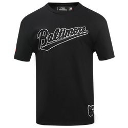 Men's - Pro Standard Orioles Neutral Script T-Shirt - Black/Black