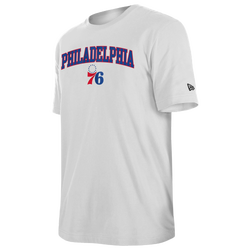 Men's - New Era 76ers Logo T-Shirt - White
