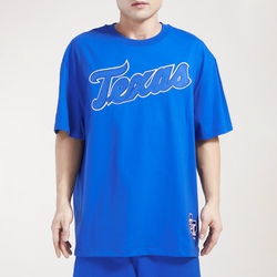 Men's - Pro Standard Rangers Neutral Script T-Shirt - Blue/Blue