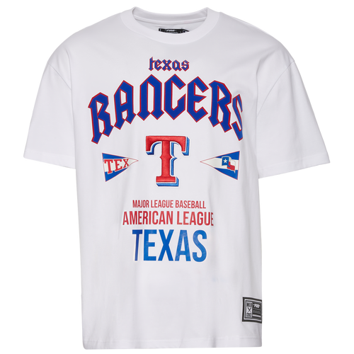 

Pro Standard Mens Pro Standard Rangers City Tour T-Shirt - Mens White/White Size S