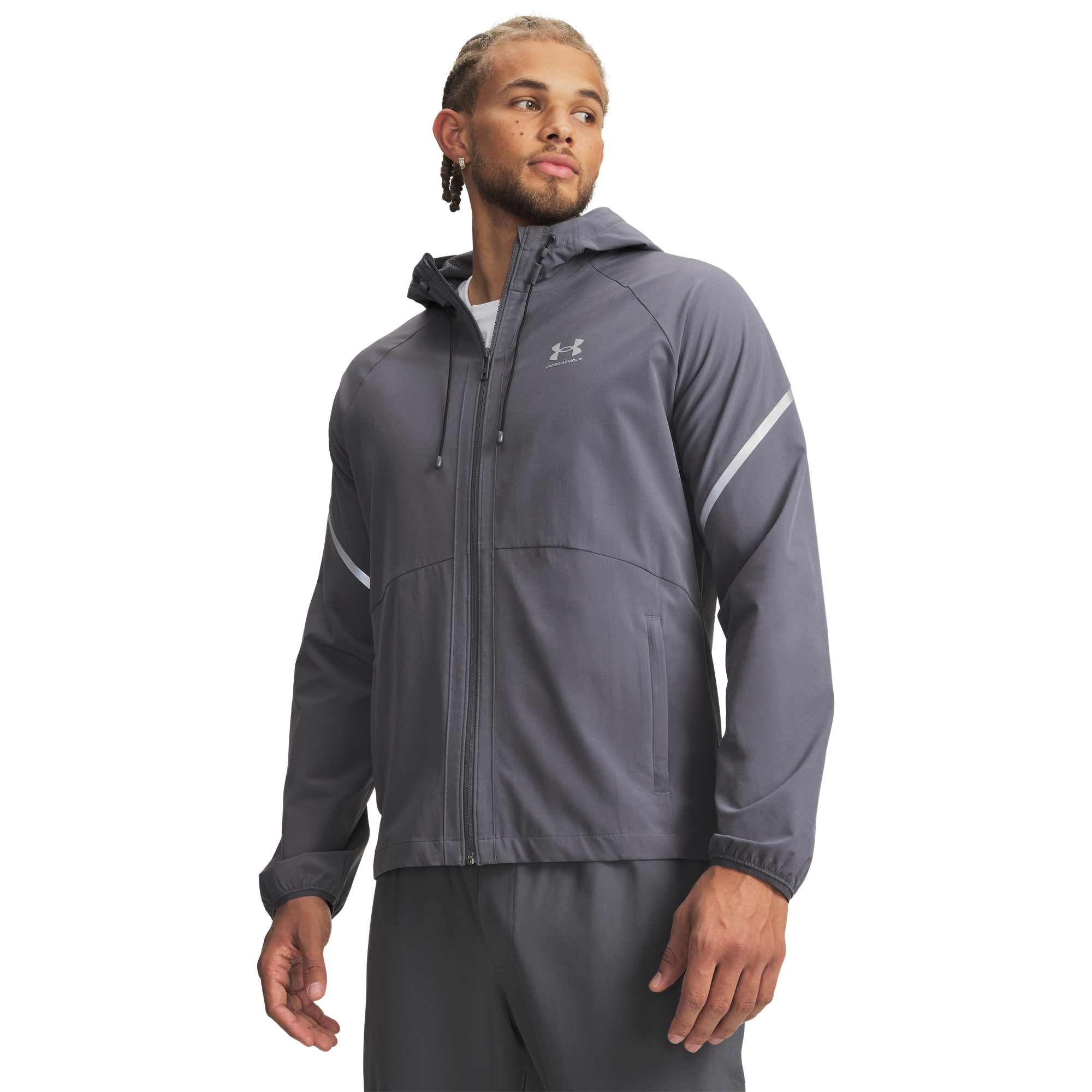 【レア】UNDER COVER カジュアルジャケット 2 Grey Under Armour Vibe Woven Reflective Jacket - Men's | Champs Sports