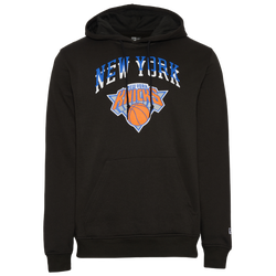 Men's - New Era Knicks Long Sleeve Hoodie - Black