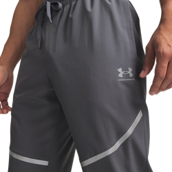 Men's - Under Armour Vibe Woven Reflective Pants - Gray