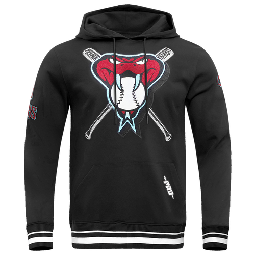 - Pro Standard DIAMONDBACKS MASH UP M RIB FLC PO HOODIE - Black