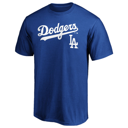 

Fanatics Mens Los Angeles Dodgers Fanatics Dodgers Logo Lockup T-Shirt - Mens Royal/Blue Size XL