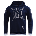 Pro Standard YANKEES MASH UP RIB FLC PO HOODIE - Pro Standard Midnight Navy