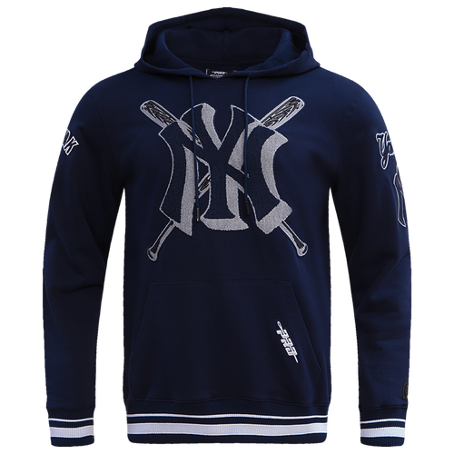  - Pro Standard YANKEES MASH UP RIB FLC PO HOODIE - Midnight Navy