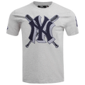 Pro Standard YANKEES MASH UP SJ TEE - Pro Standard Heather Grey