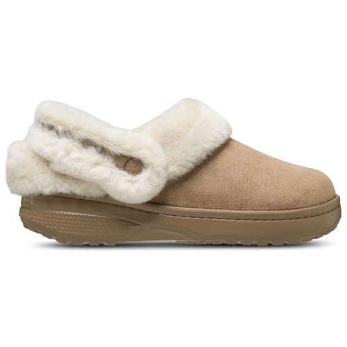 Crocs Classic Unfurgettable Vegan Suede Clogs - Crocs Sepia