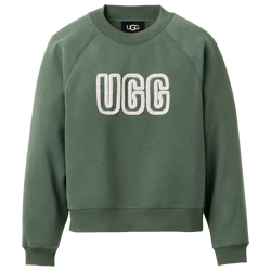 Women's - UGG Logo Crewneck - Green Stone
