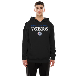 Men's - New Era 76ers Logo Hoodie - Black
