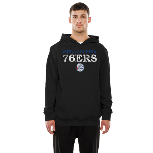 New Era Mens Philadelphia 76ers 76ers Logo Hoodie - - Black Size XXL