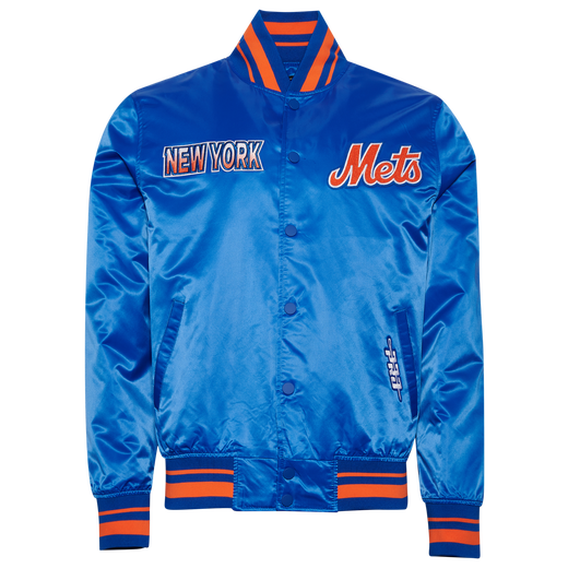 Pro Standard New York Mets Turn It Up M Rib Satin Jacket