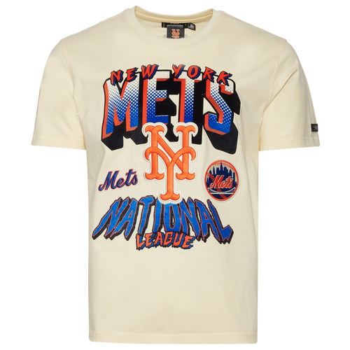 

Pro Standard Mens Pro Standard Mets Short Sleeve T-Shirt - Mens Beige/Multi Size S