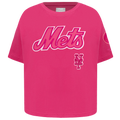 Pro Standard New York Mets Triple Pink Ss Boxy Tee - Pro Standard Beetroot Purple