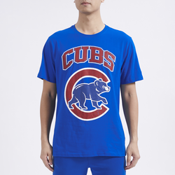 Men's - Pro Standard Chicago Cubs GTP SJ T-Shirt - Red/Blue