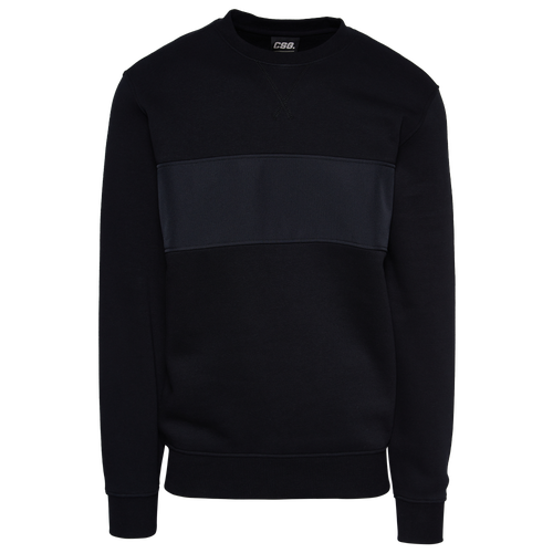 

CSG Mens CSG Collision Fleece Crew - Mens Black Size S