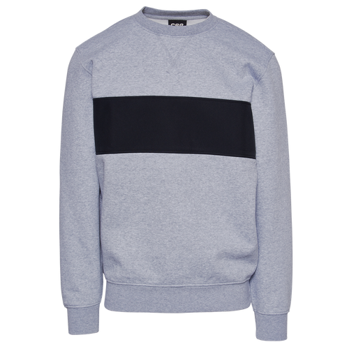 

CSG Mens CSG Collision Fleece Crew - Mens Gray Size S