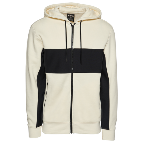 

CSG Mens CSG Collision Full Zip Hoodie - Mens White Size L