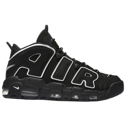 Men's - Nike Air More Uptempo - Black/White/Black